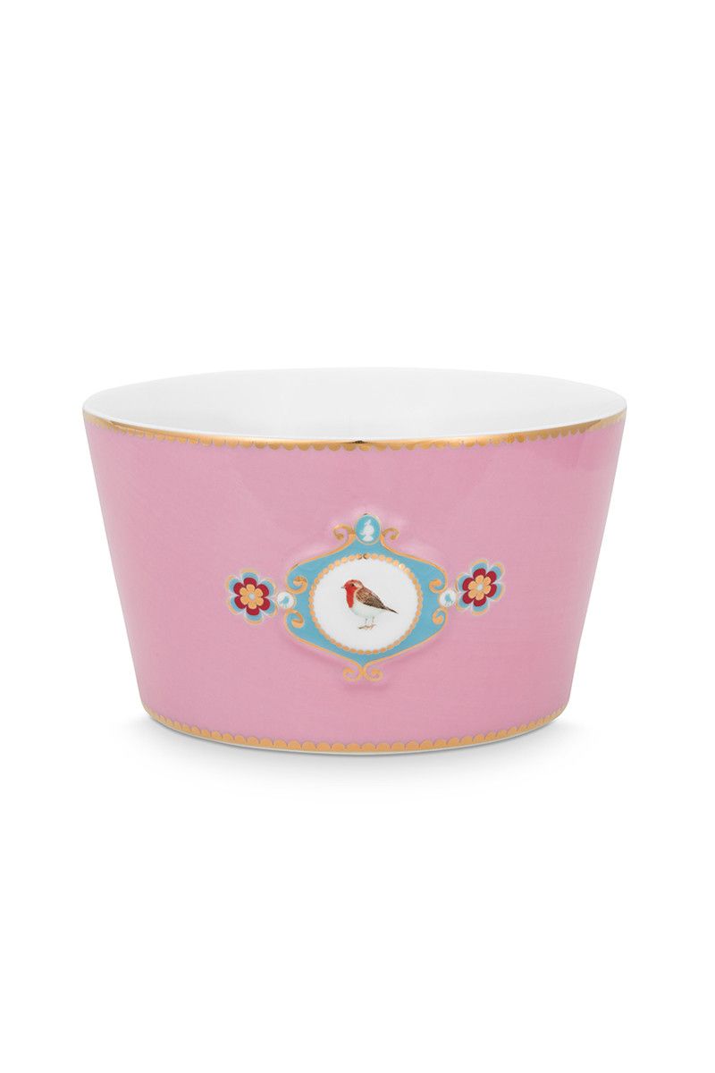 PIP Bowl Love Birds Pink 15cm