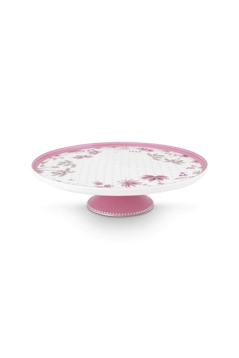 PIP Mini Cake Tray Jolie Dots Gold Pink 21cm