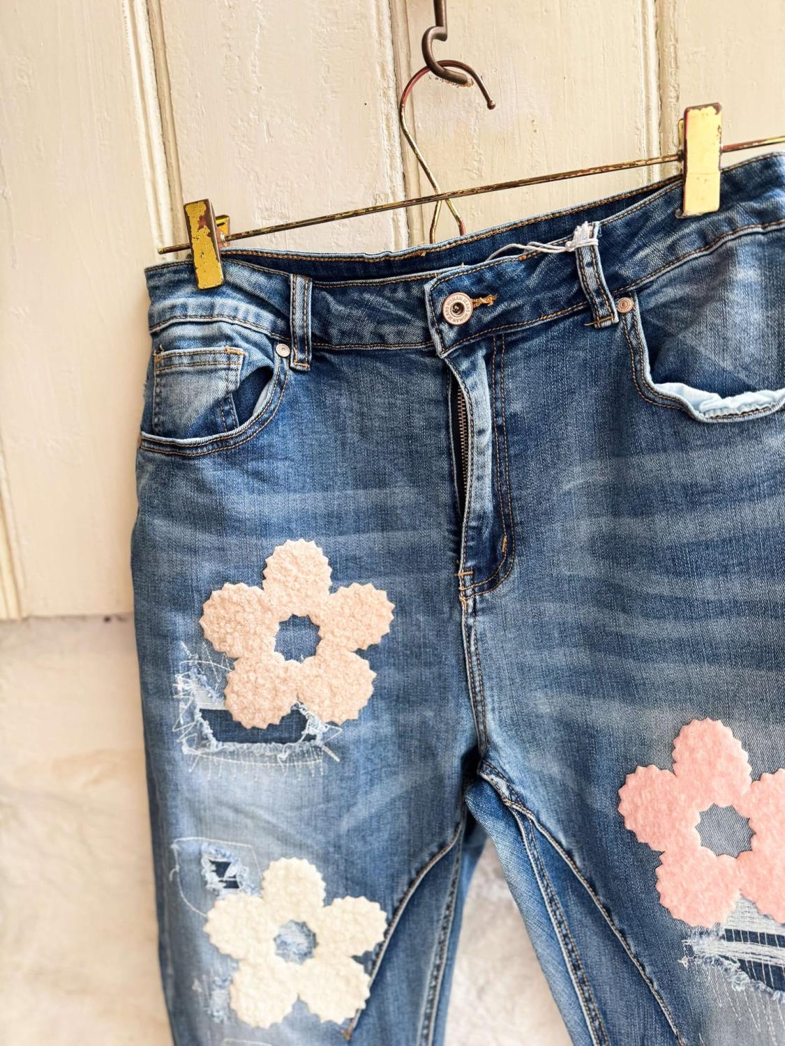 Susie Flower Jeans