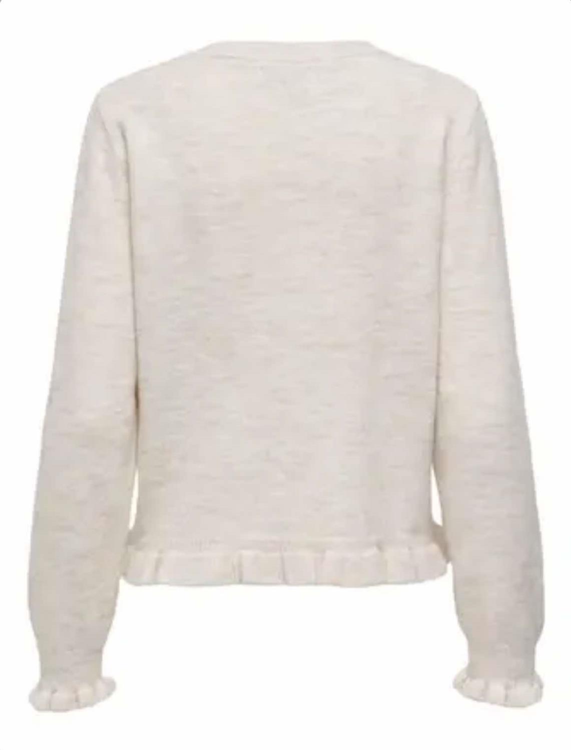 JDY Letty Cardigan Beige Melange