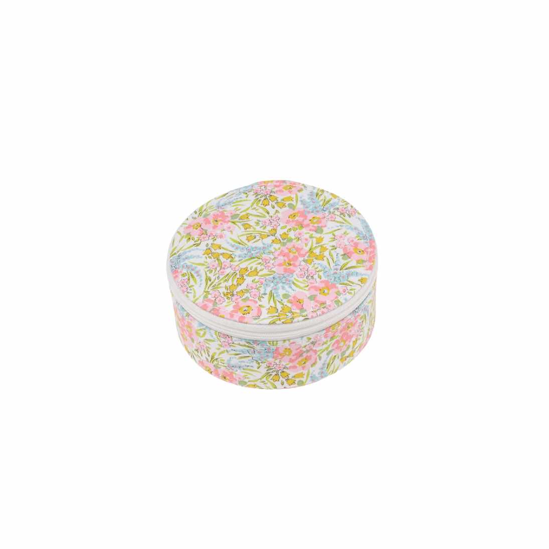 Bon Dep Jewelry Box Round swirling Petals Pink