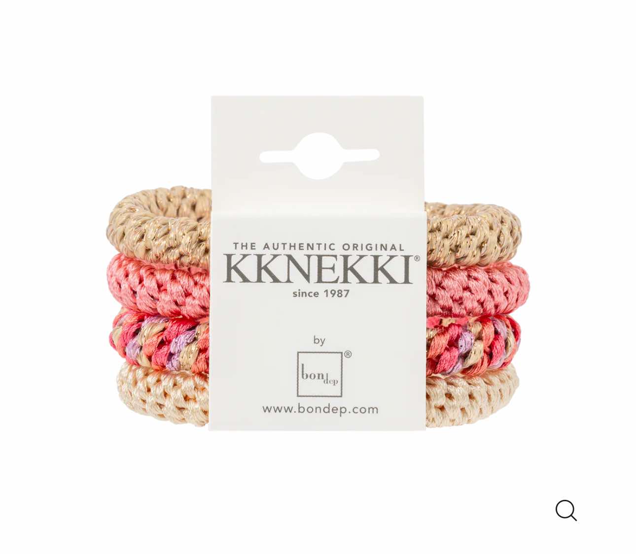 Knekki 4pk. Rosa/Beige