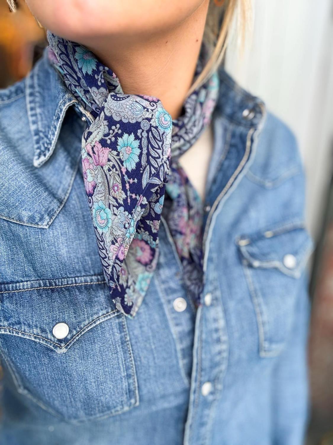 Sissel Edelbo Vintage Silk Scarf No. 167