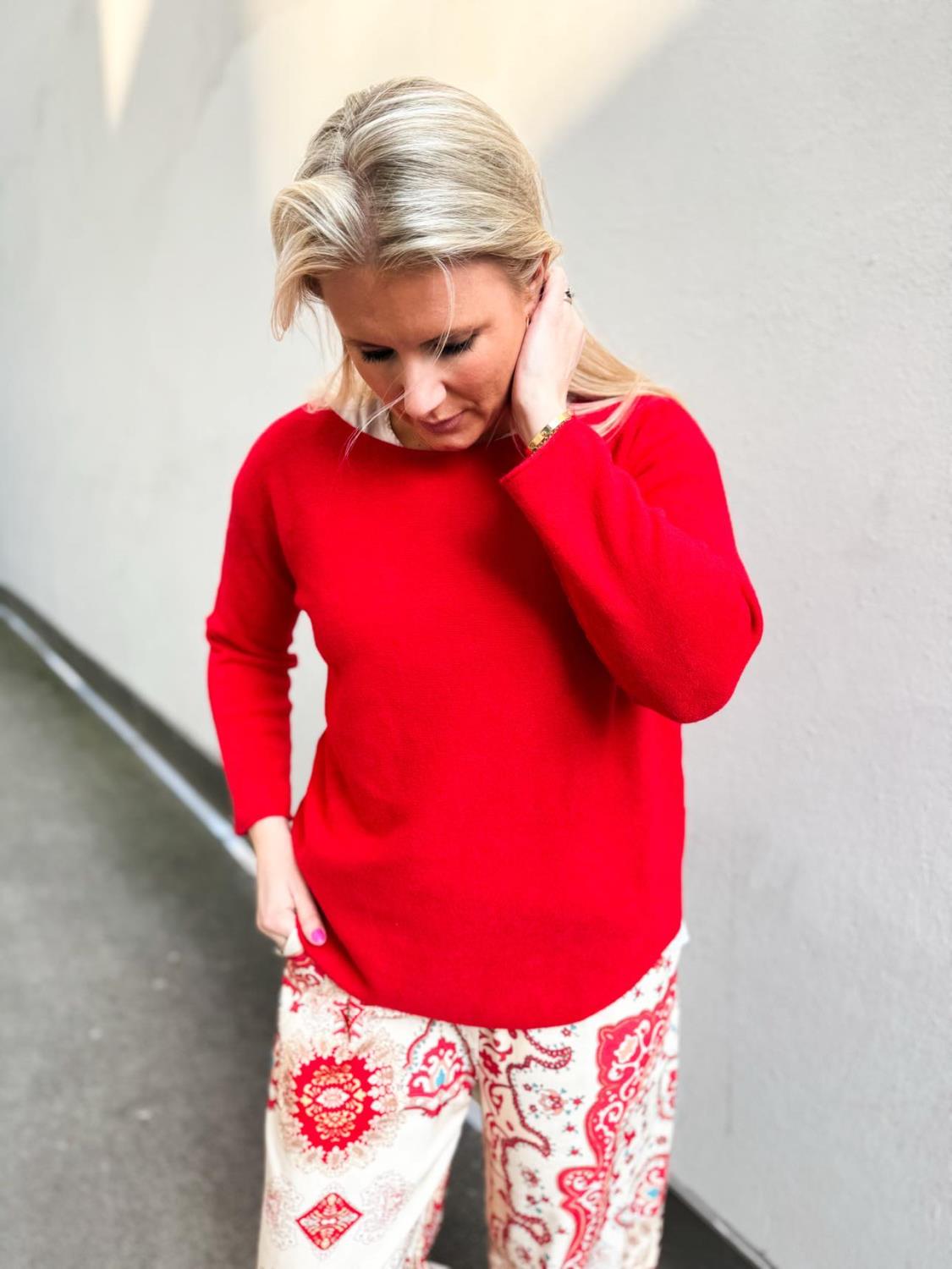 Marta Du Chateau Dagmar Knit Red