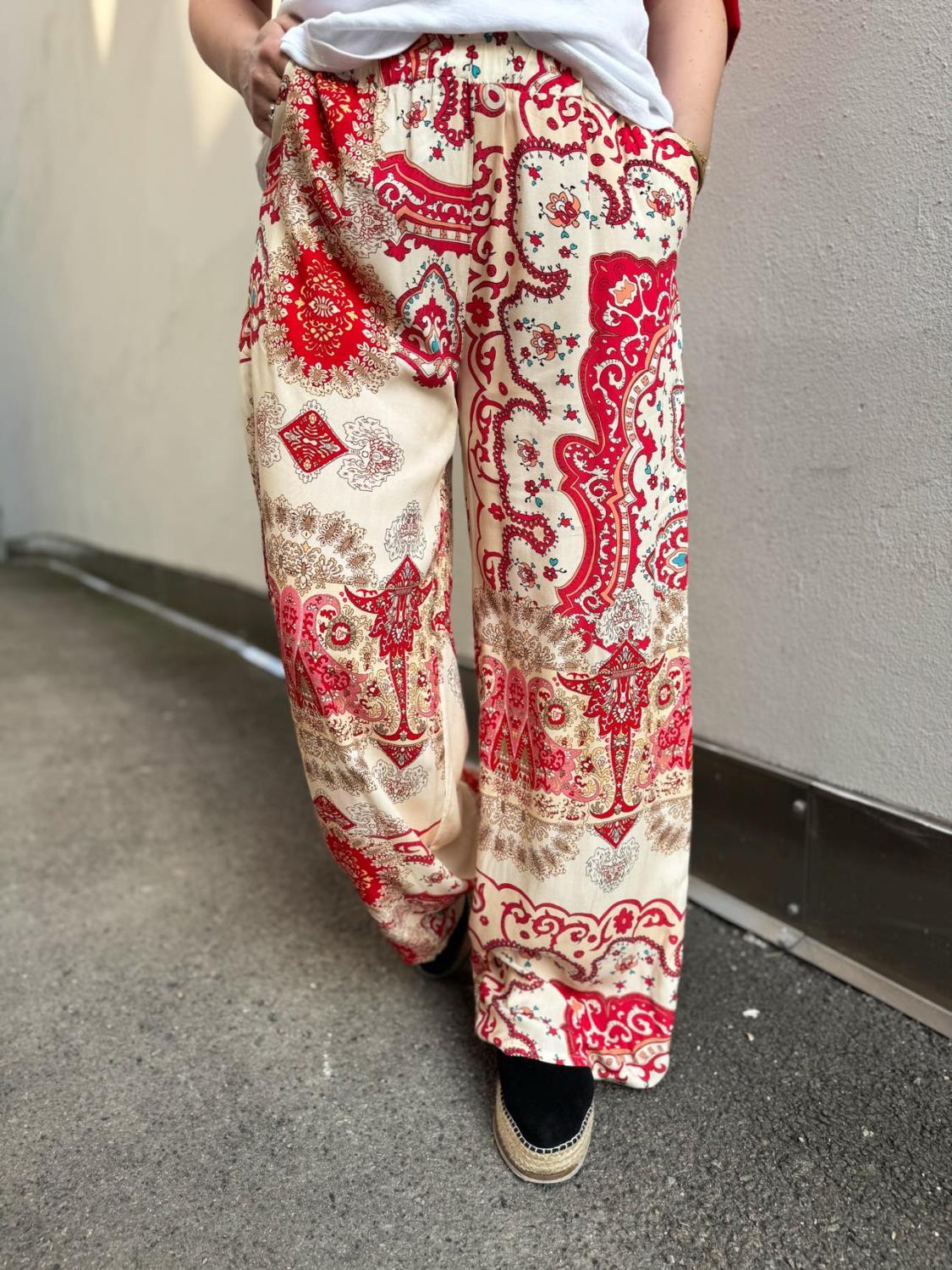 Marta Du Chateau Grethe Pants Rosso