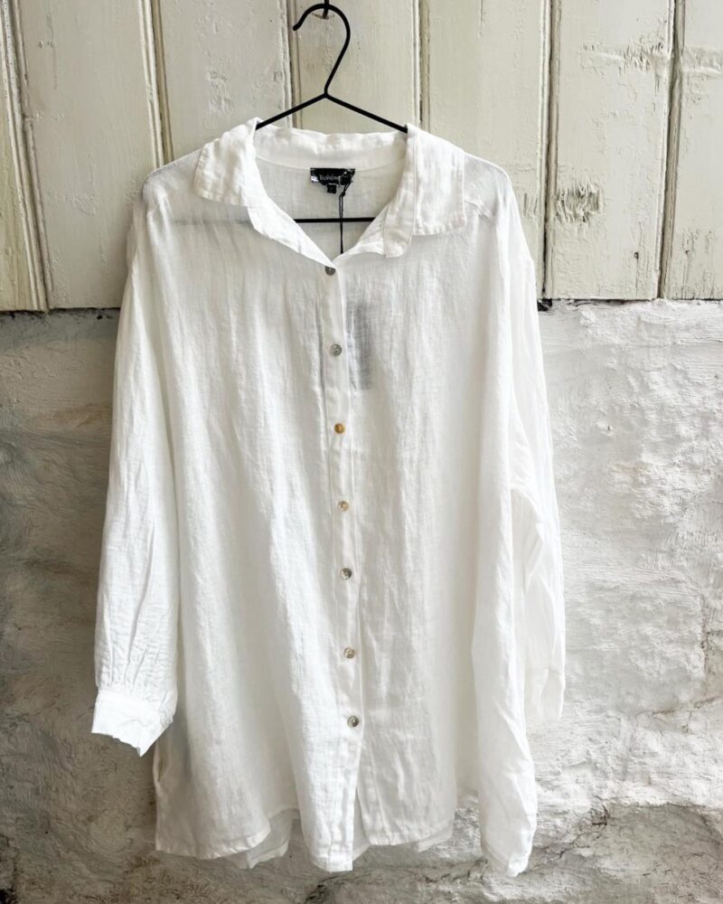 Boheme Linen Shirt White