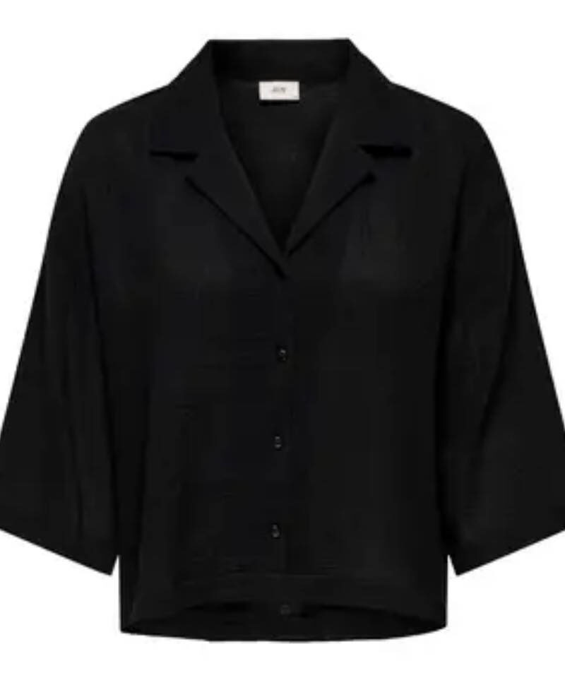 JDY Yuma Loose Shirt Black