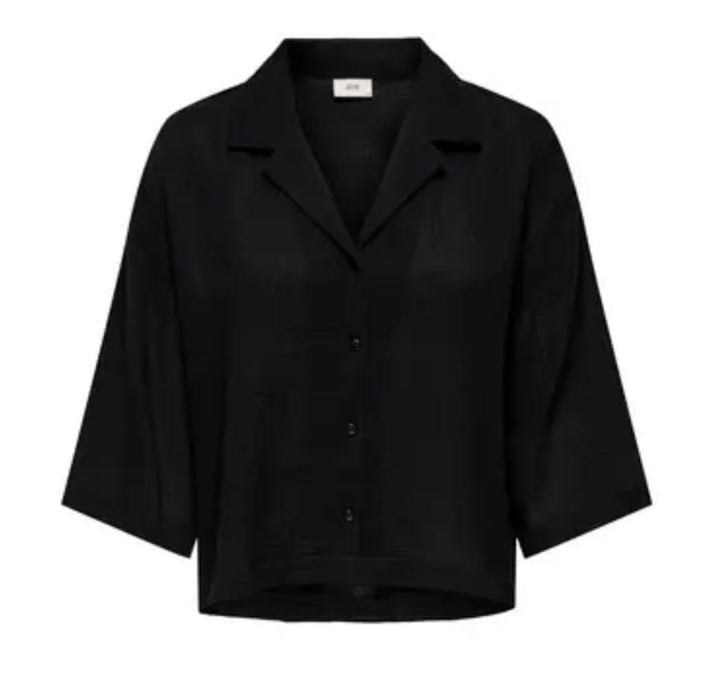JDY Yuma Loose Shirt Black