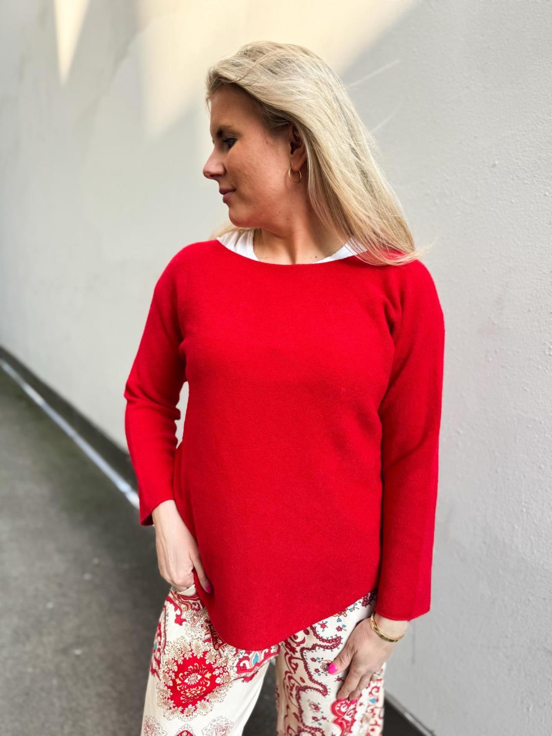 Marta Du Chateau Dagmar Knit Red