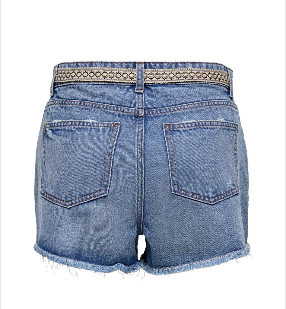 JDY Beate With Belt Shorts Denim