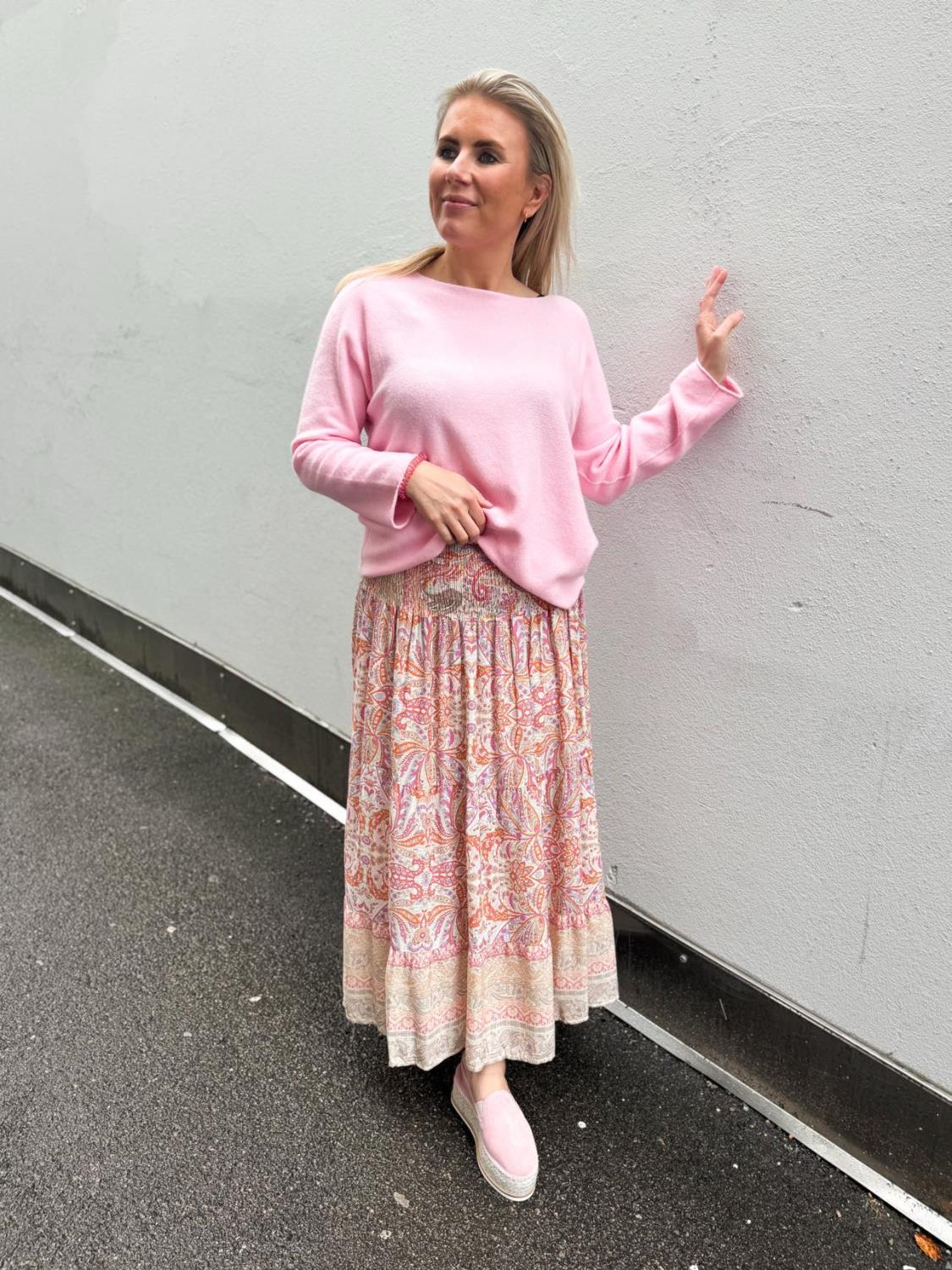 Marta Du Chateau Princess Skirt Print Beige