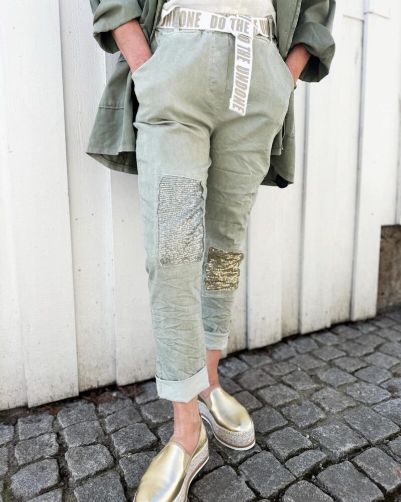 Louise Paljett Pants Green
