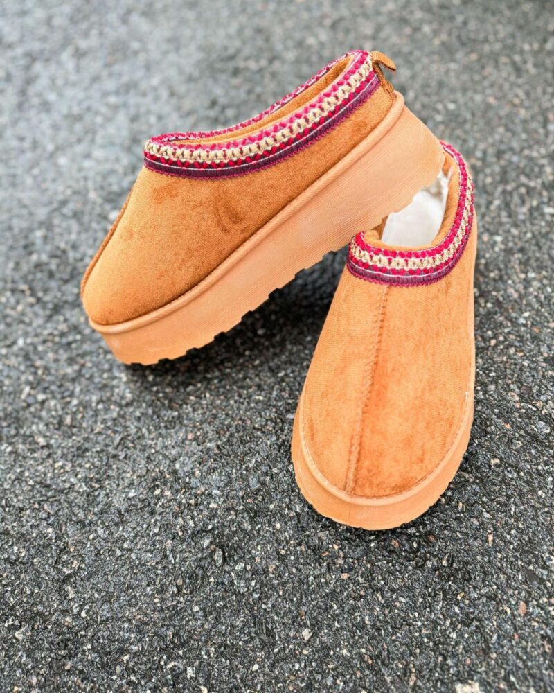 Marta Du Chateau Ladie Shoes Camel /Red
