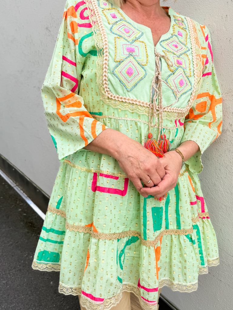 IBC Collection Hawaii Dress Mint