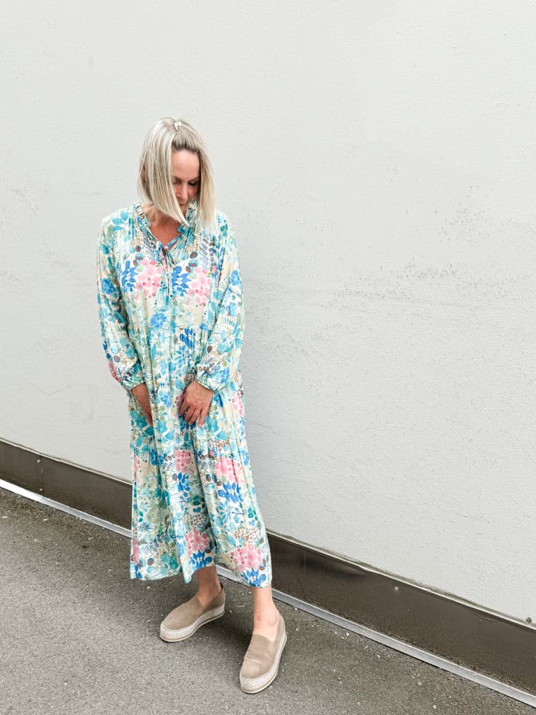 Marley Flower Dress Blue