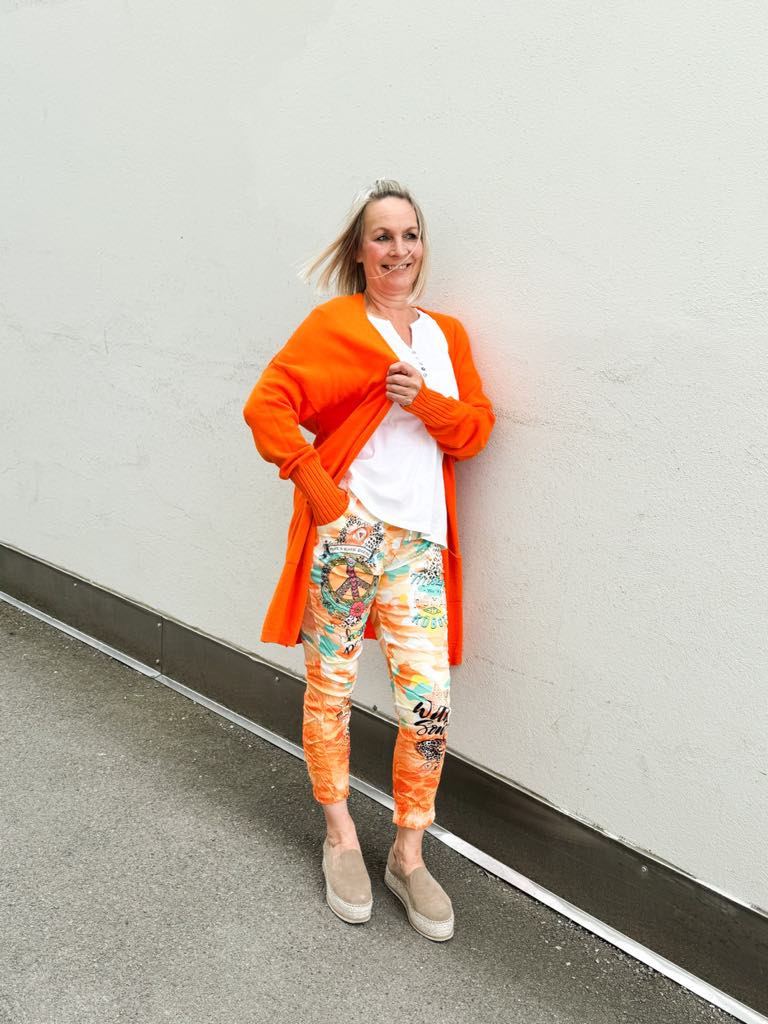 Isabella Pants Orange Army