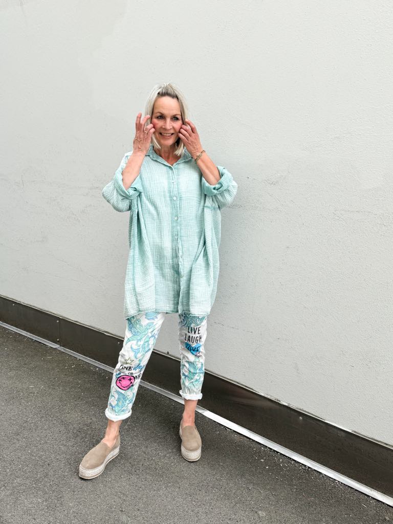 IBC Collection Linnea Oversize Blouse Cotten Turkis