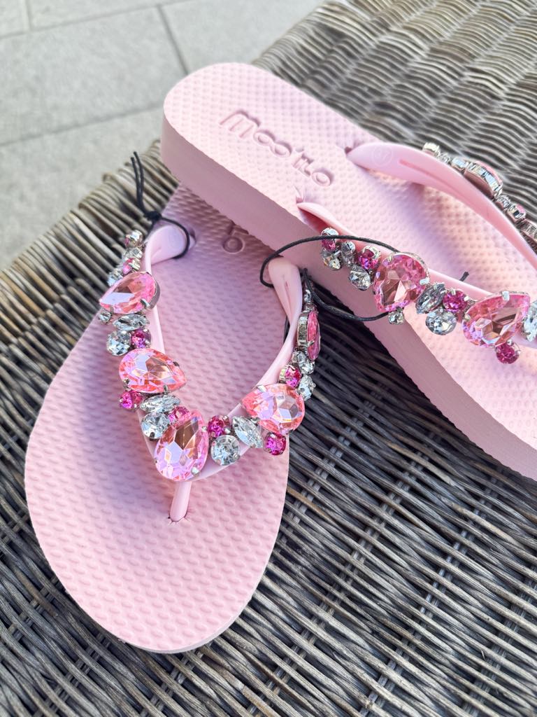 Mooilo Flip Flops Rose