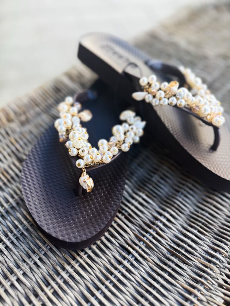 Mooilo Flip Flops Brown