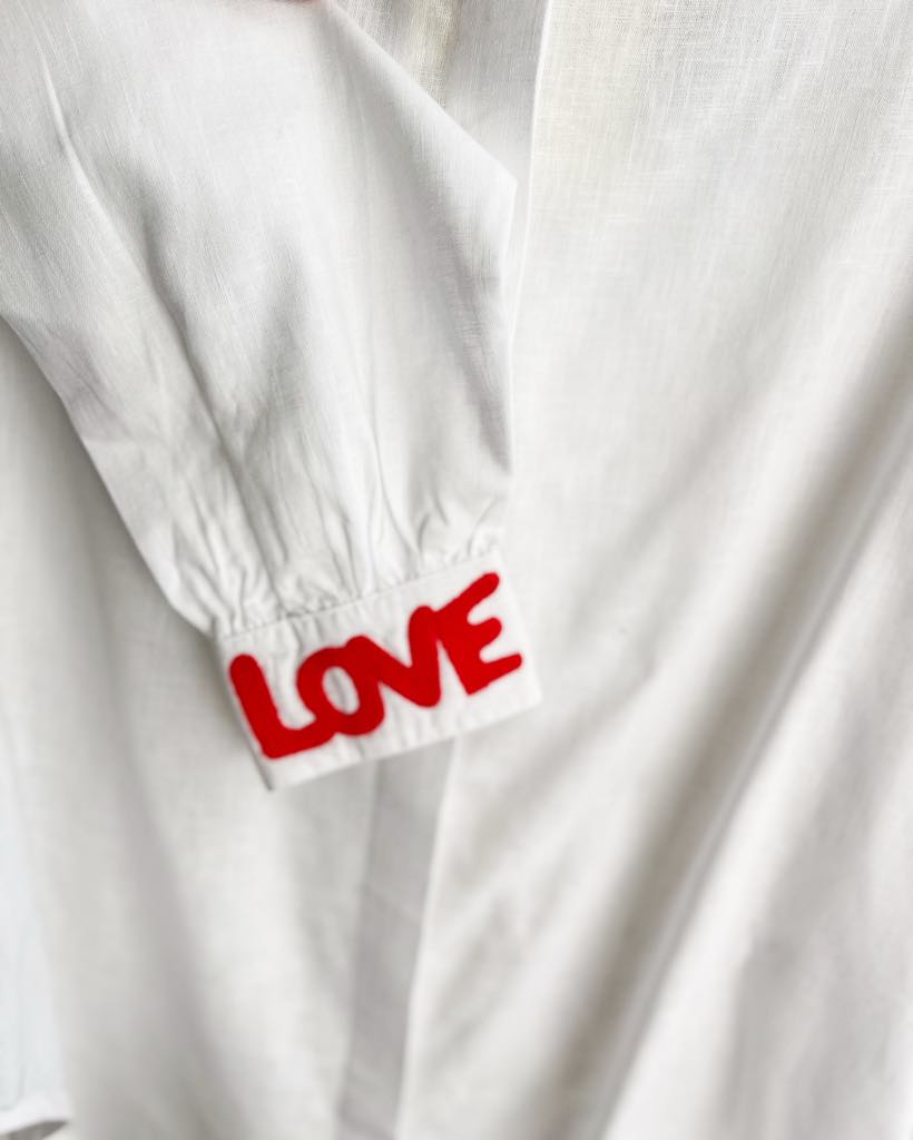 Wauw Love Shirts Paper White