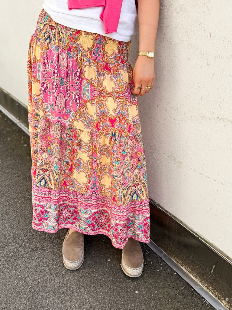 Marta Du Chateau Princess Skirt Fuxia