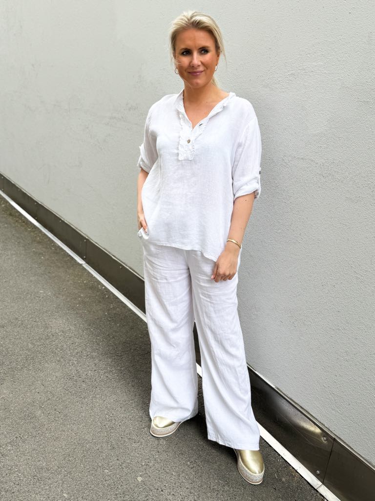 Marta Du Chateau Bonnie Shirt White