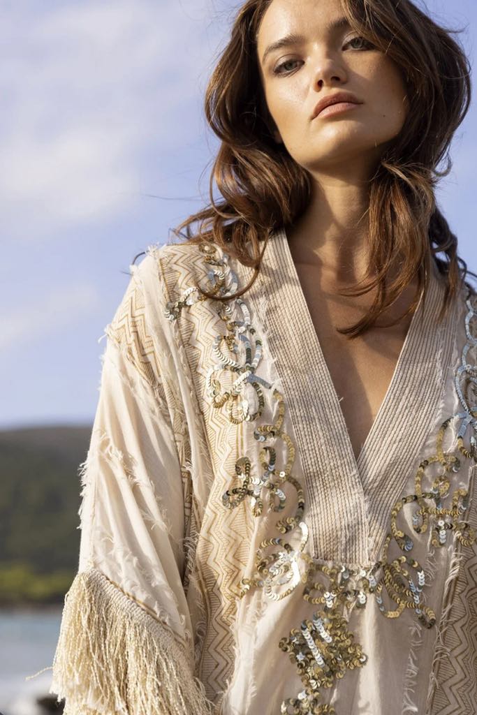 Miss June Kaftan Kalani Beige