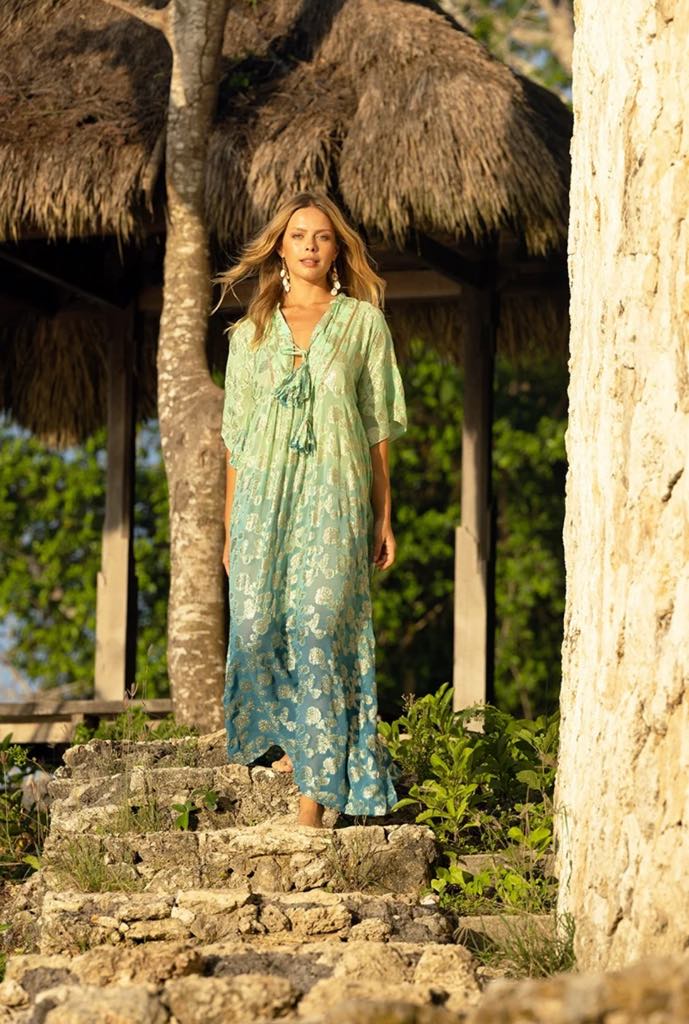 Miss June Kaftan Phoebe Blue