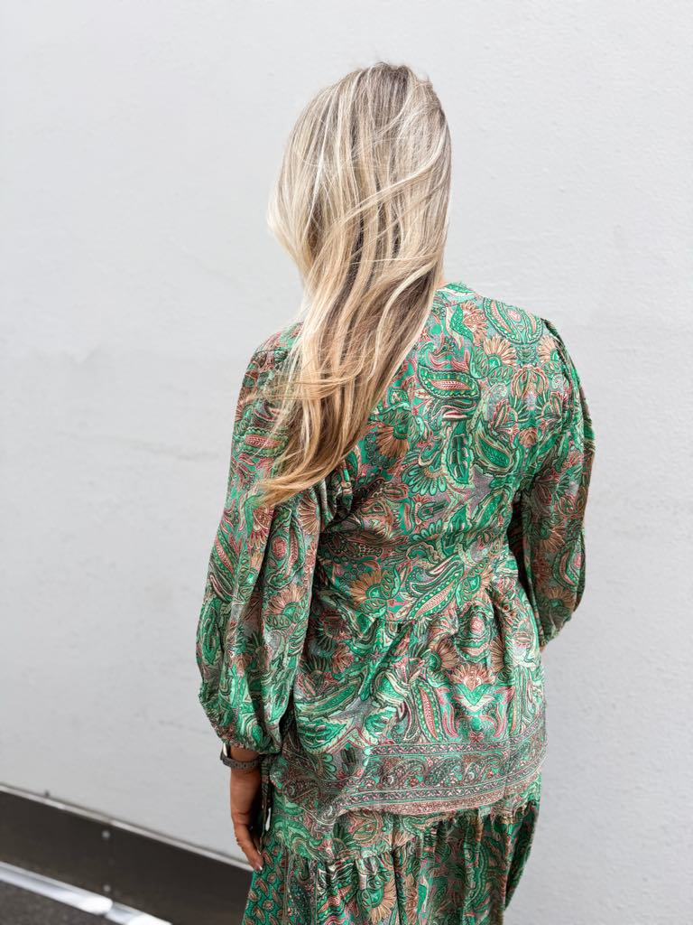 Qnuz Bella Blouse Green