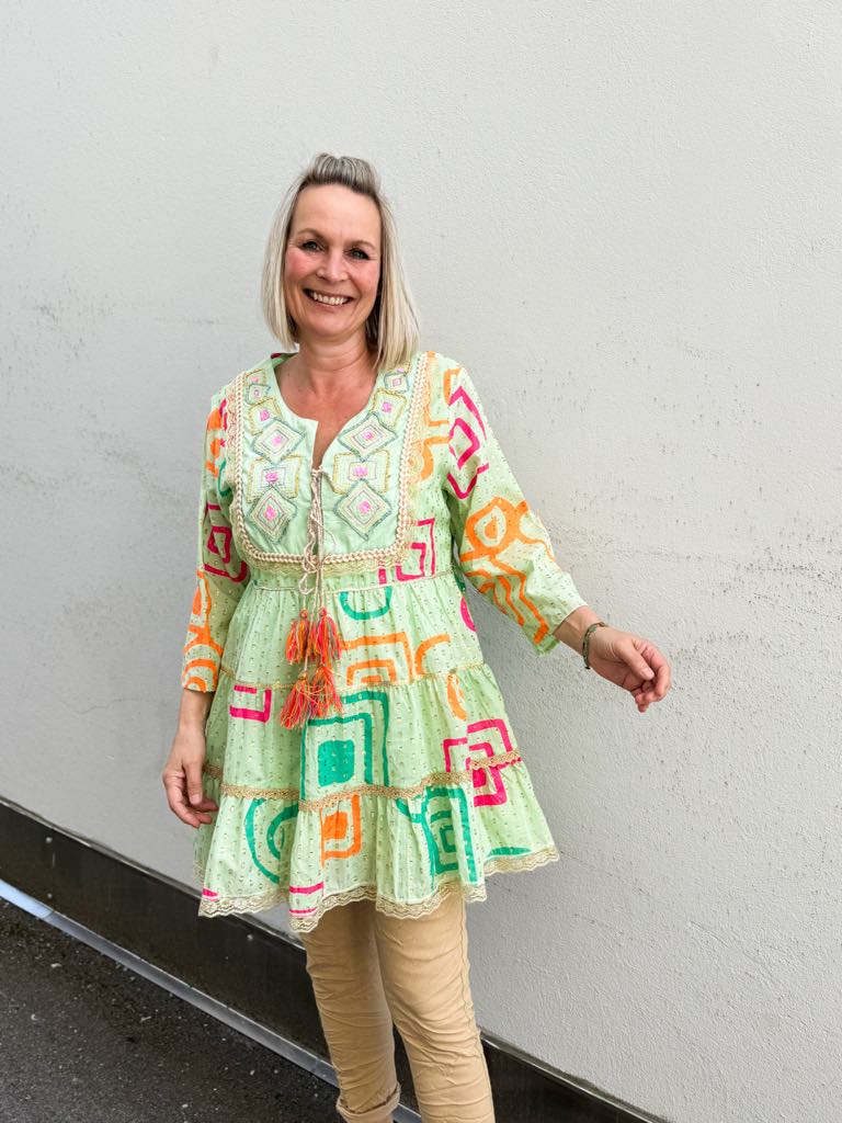 IBC Collection Hawaii Dress Mint