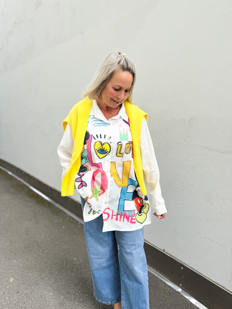 Ibc Collection Minnie Shirt Love Gold