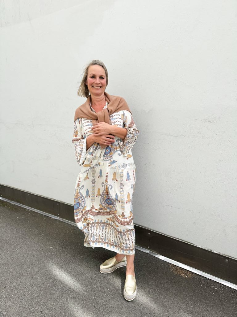 Ibc Collection Susannah Dress Blue Mix