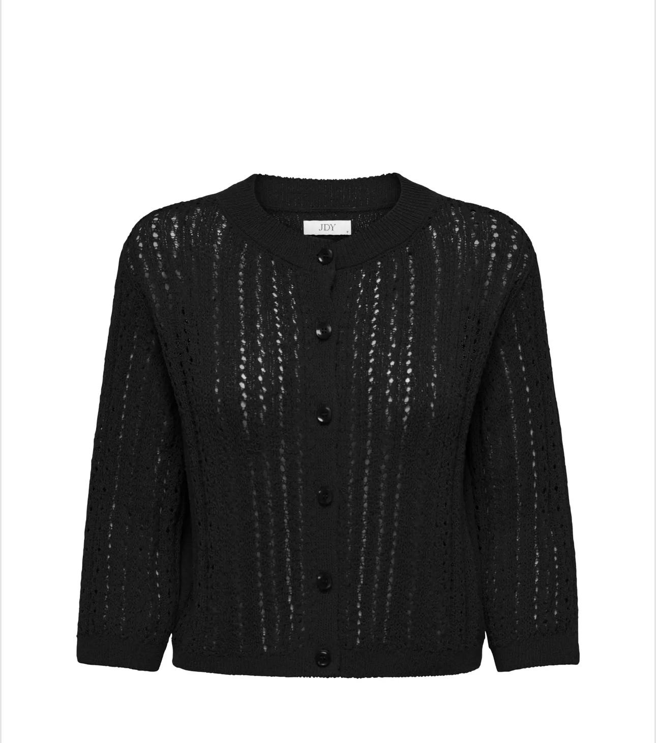 JDY Susannah Short Cardigan Black