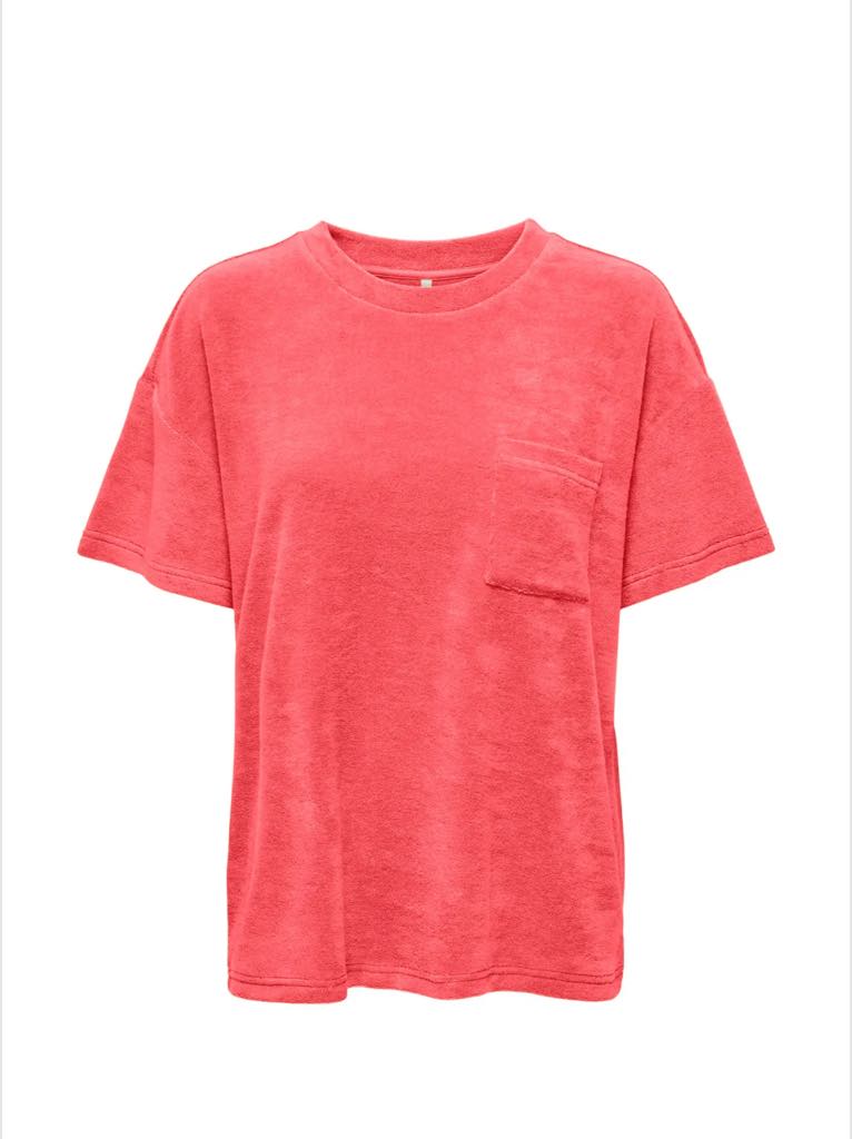 JDY Terry Top Rose