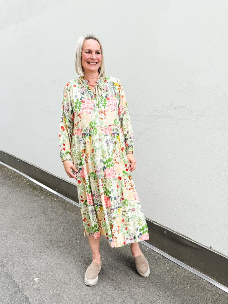 Marley Flower Dress Green