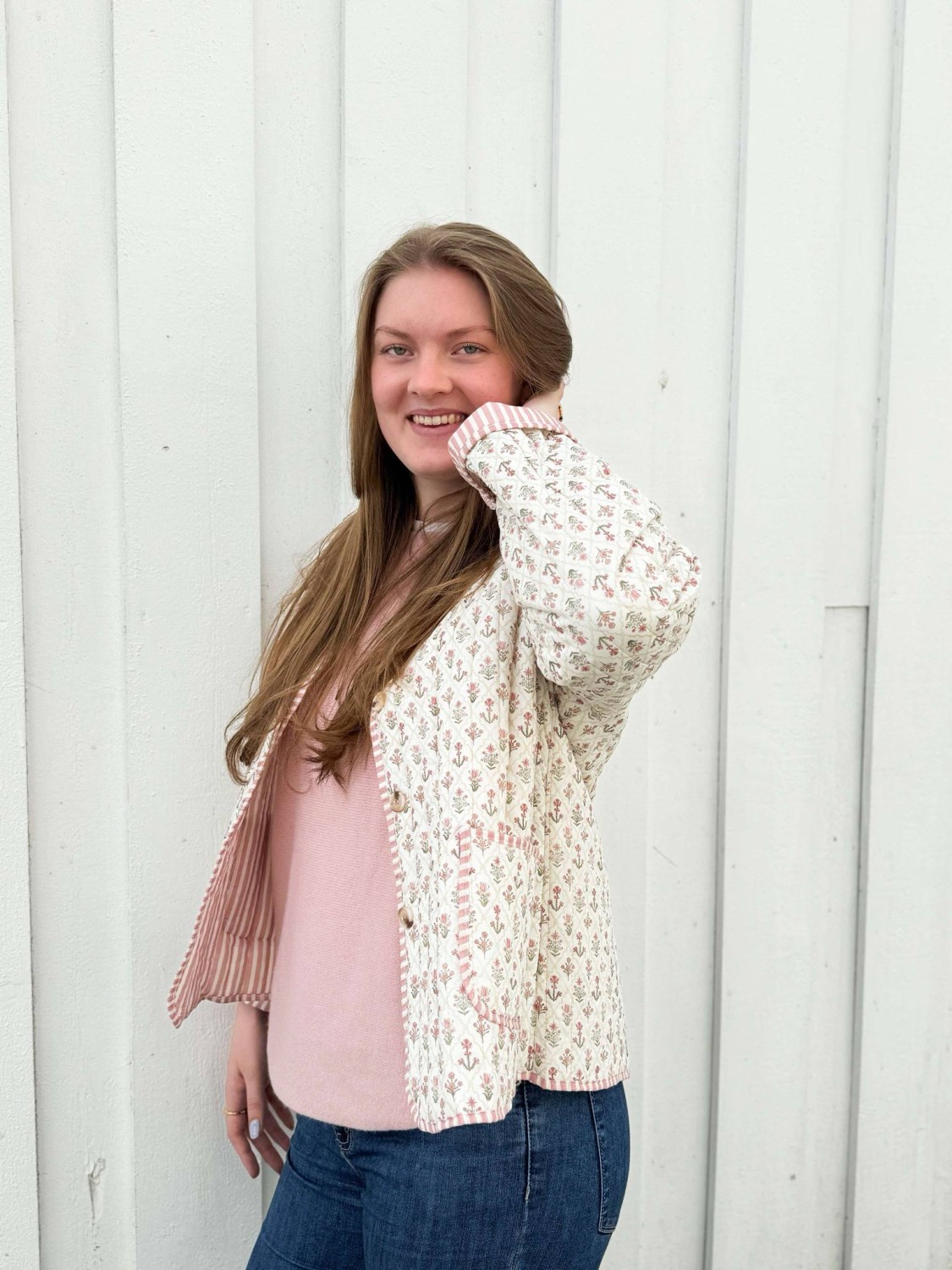 Marta Du Chateau Avril Jacket Pink