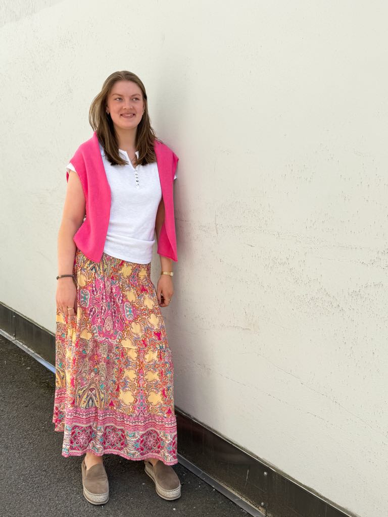 Marta Du Chateau Princess Skirt Fuxia