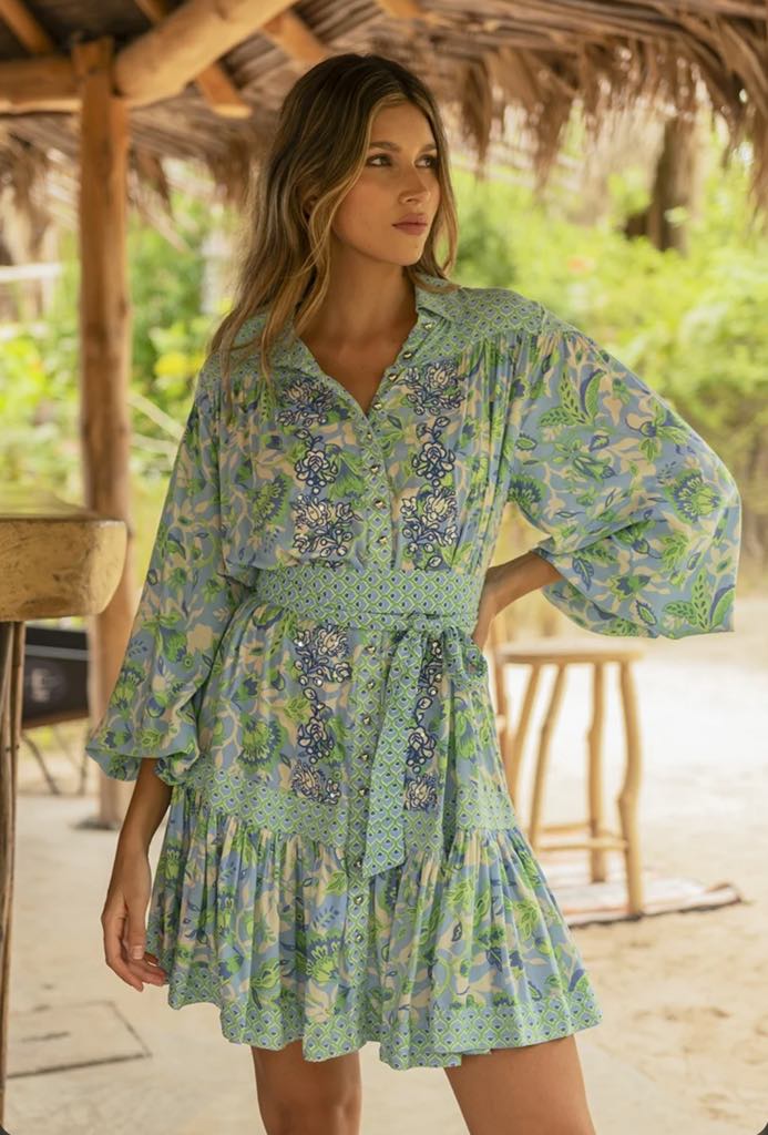 Miss June Dress Stefania Blue