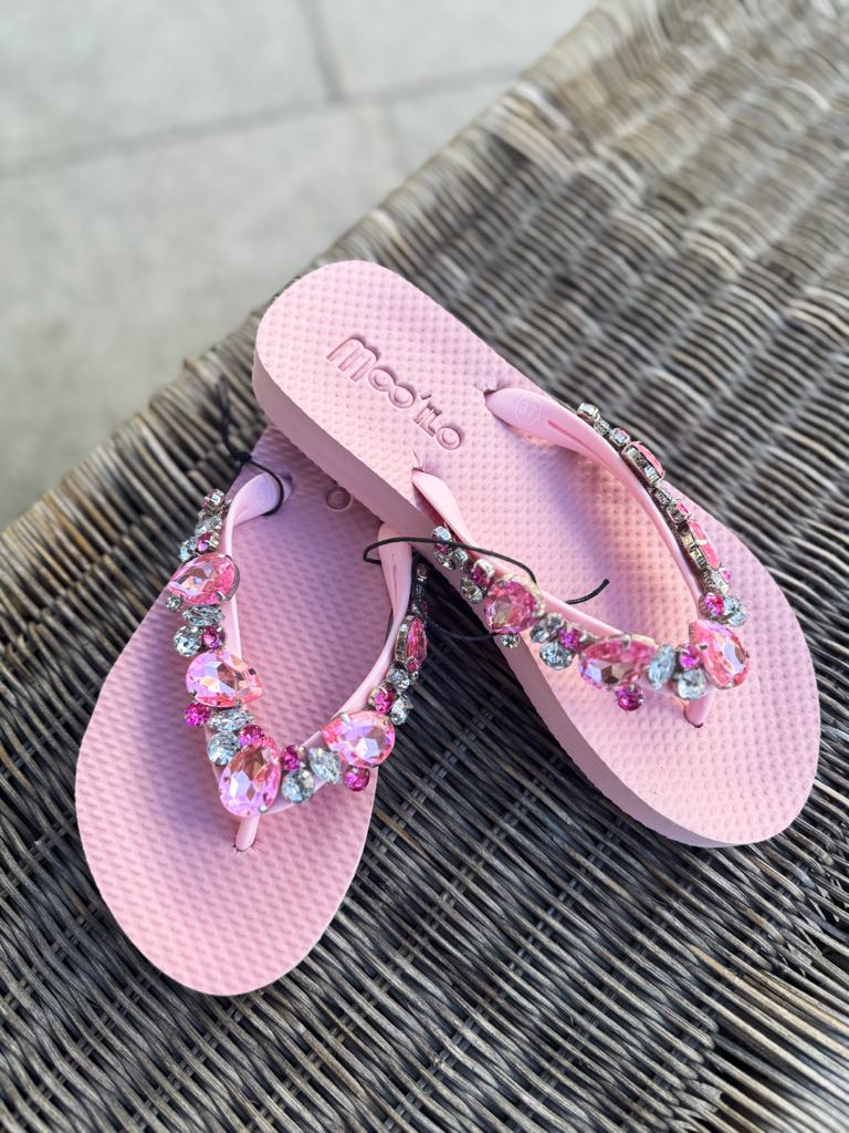 Mooilo Flip Flops Rose