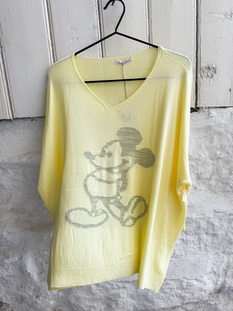 IBC Collection Mickey Mouse Sweater Yellow