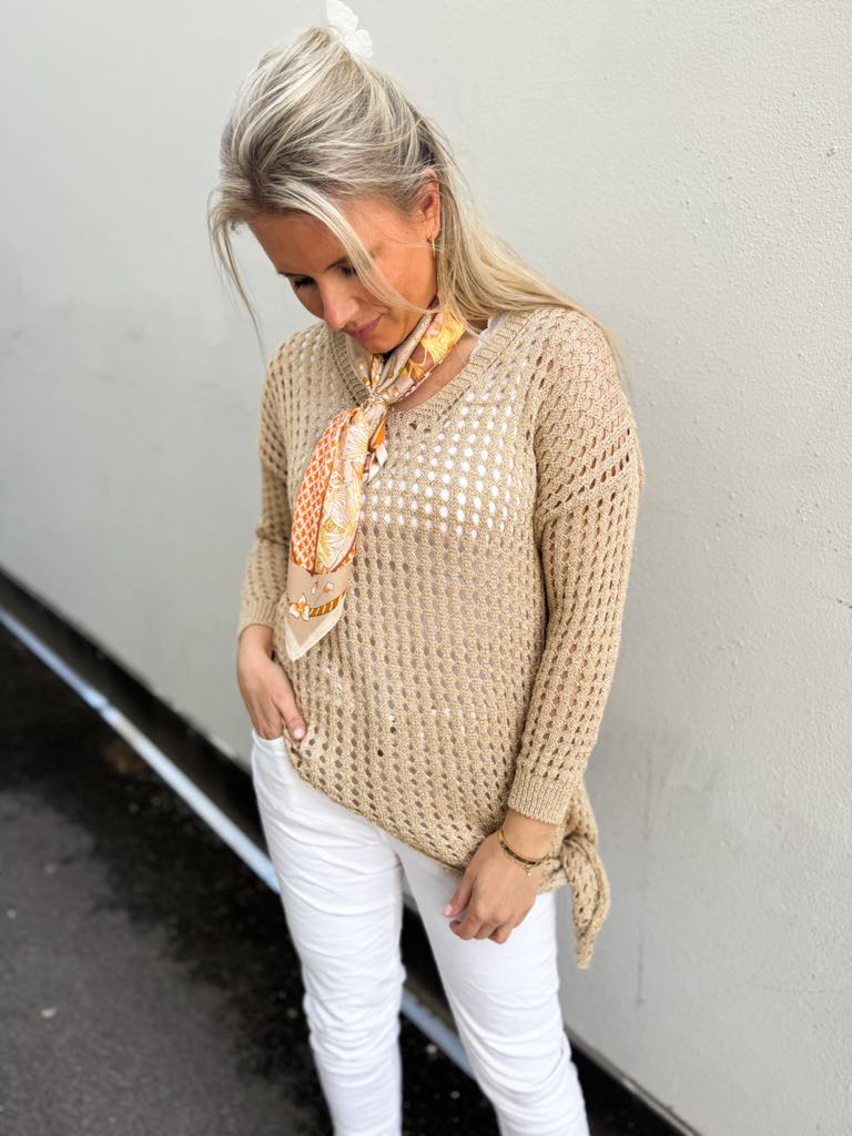 IBC Collection Gold Sweater