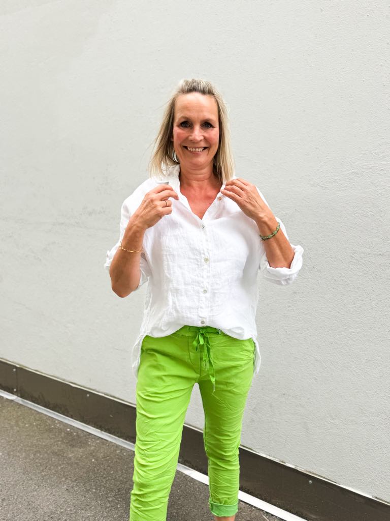 Mickey Mouse Linen Shirt Green