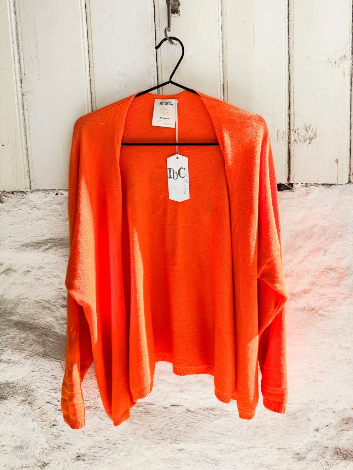 The Star Cardigan Orange