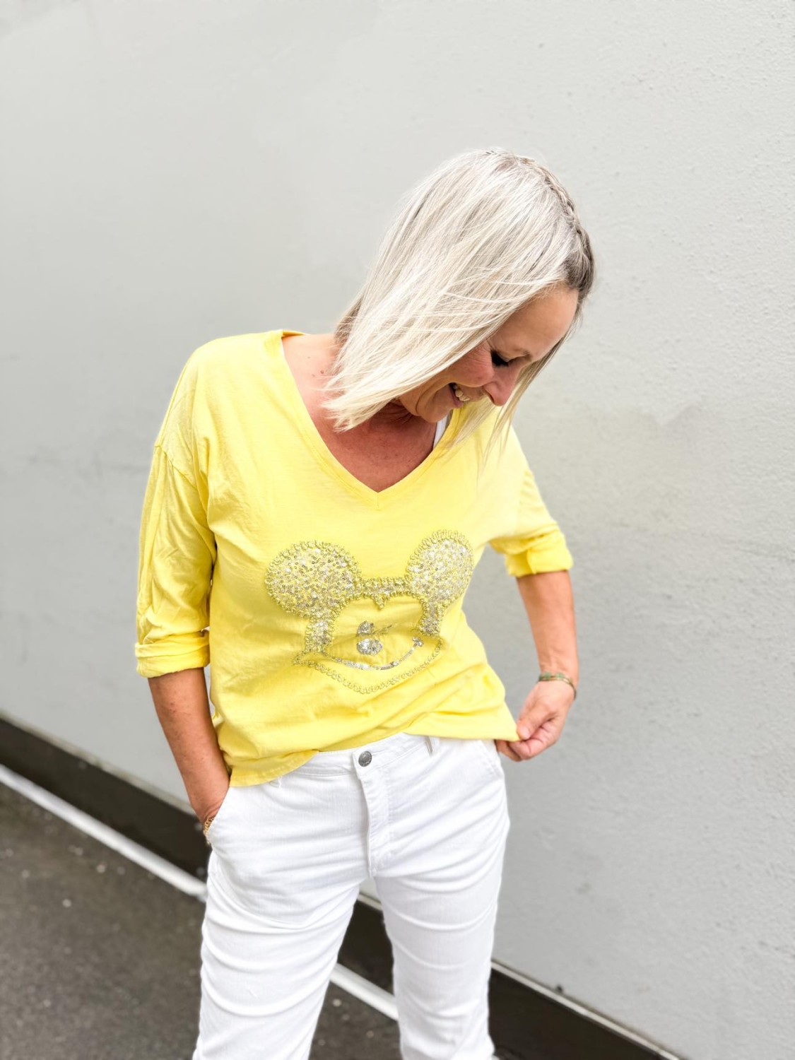 IBC Collection Mickey Mouse Sweater Yellow