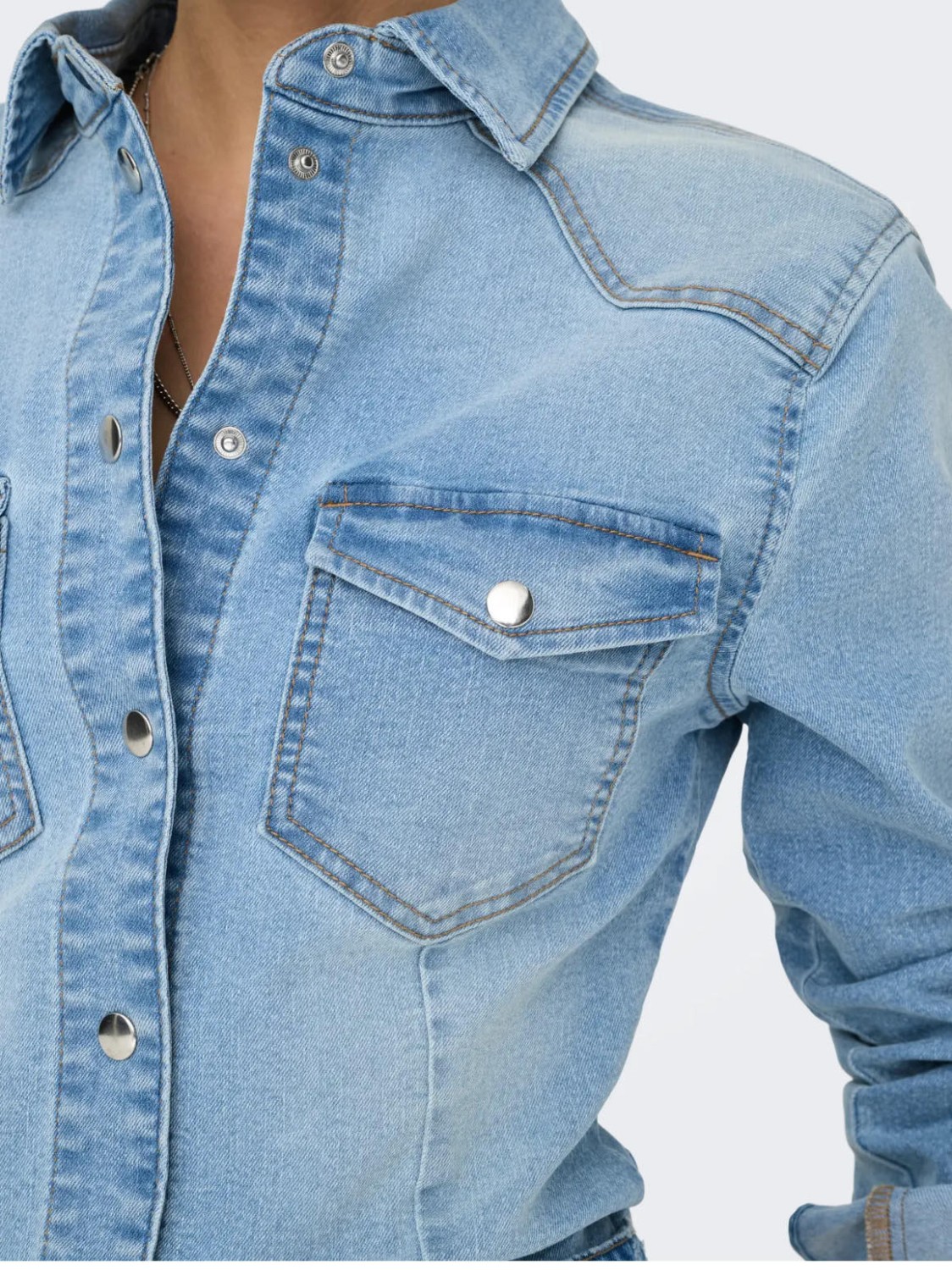 JDY Moon Shirt Blue Denim