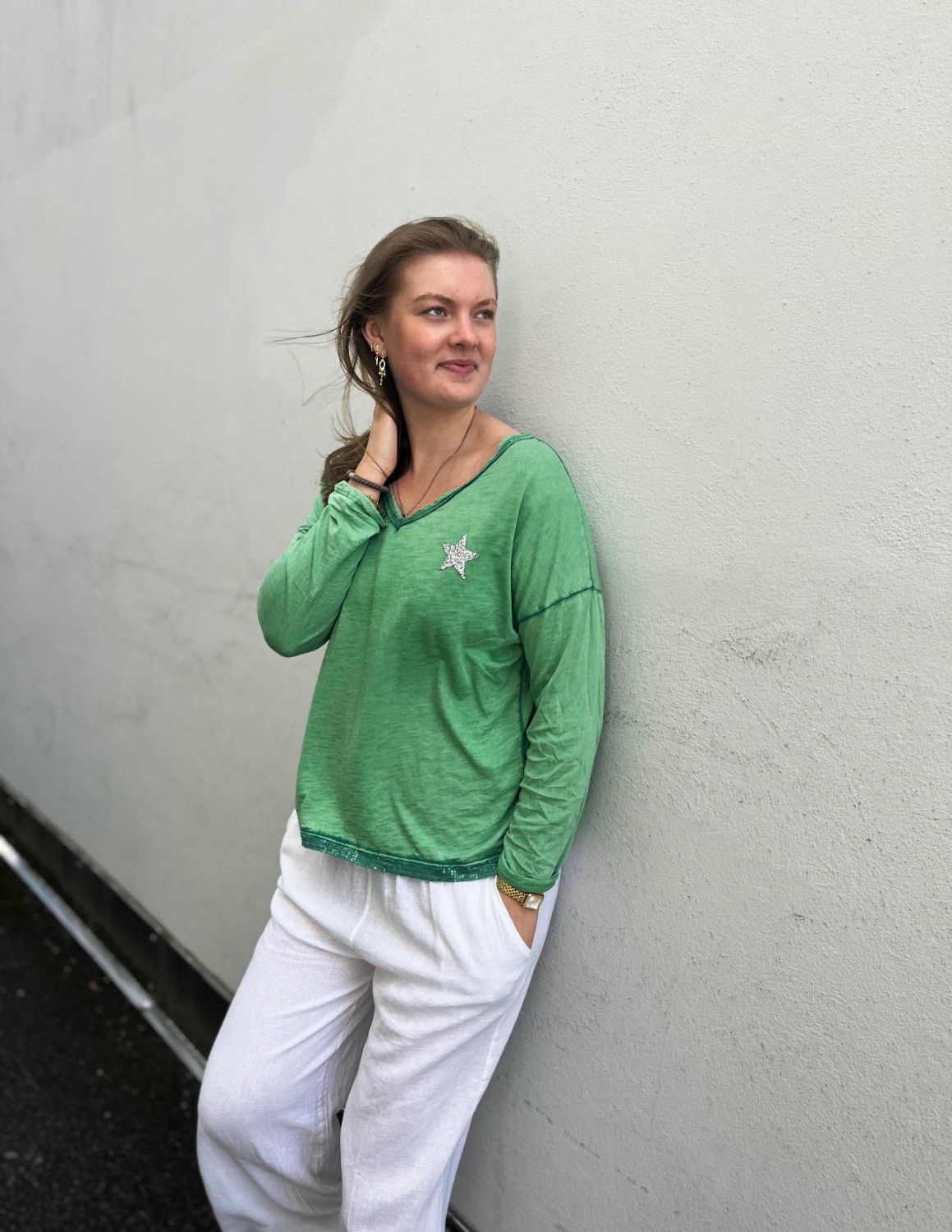 IBC Collection The Star Sweater Apple Green