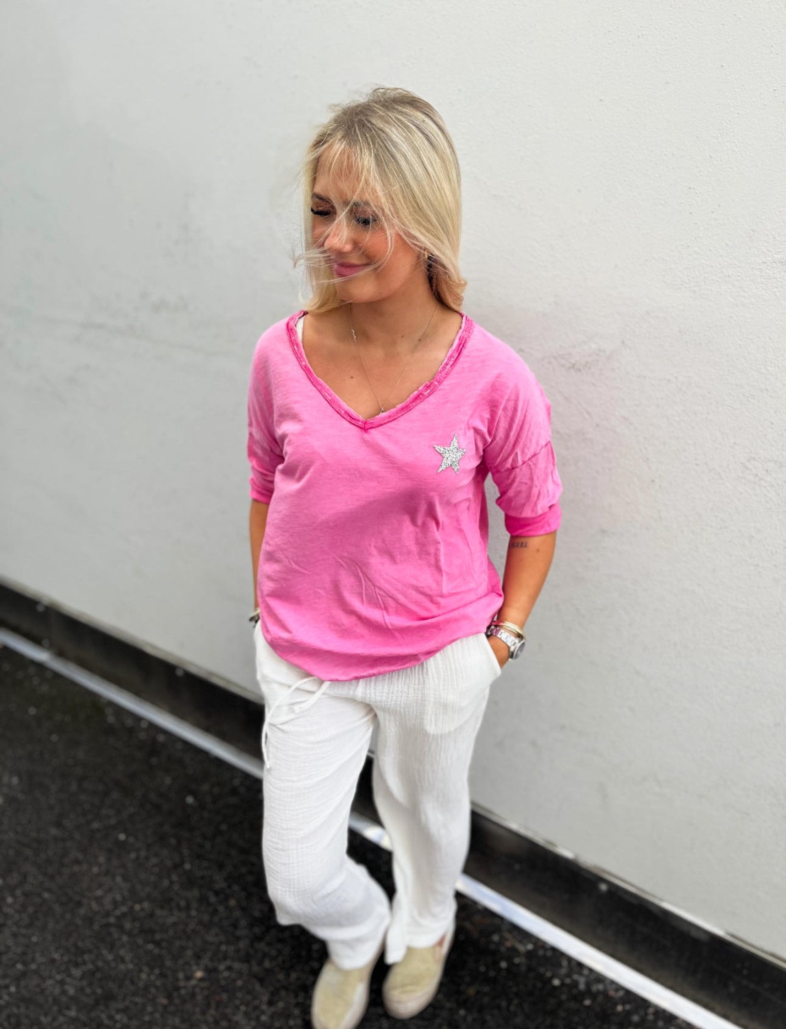 IBC Collection The Star Sweater Pink