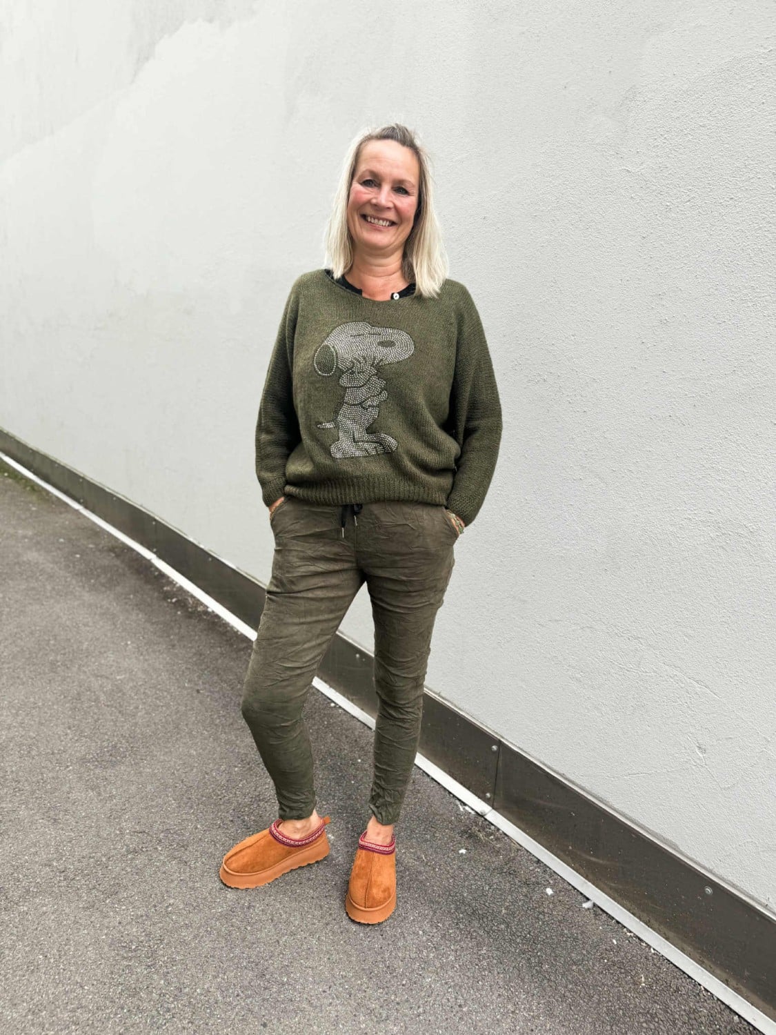 Isabella Pants Semsket Army