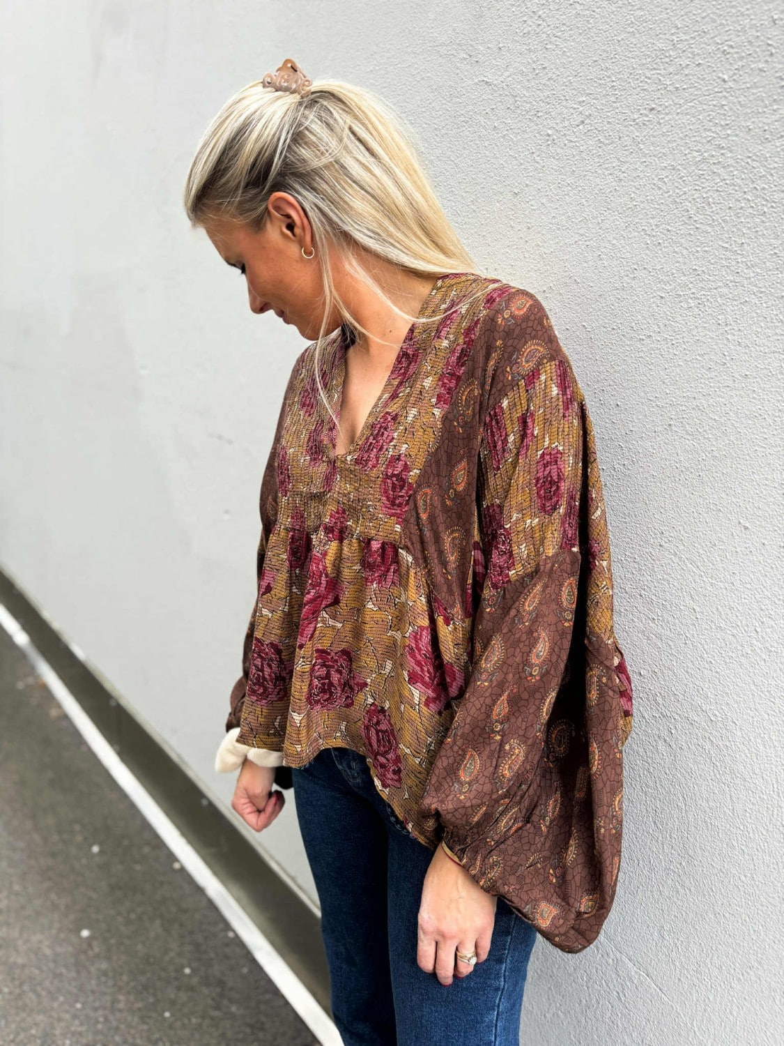 Sissel Edelbo Bibi Balloon Silk Top No. 388