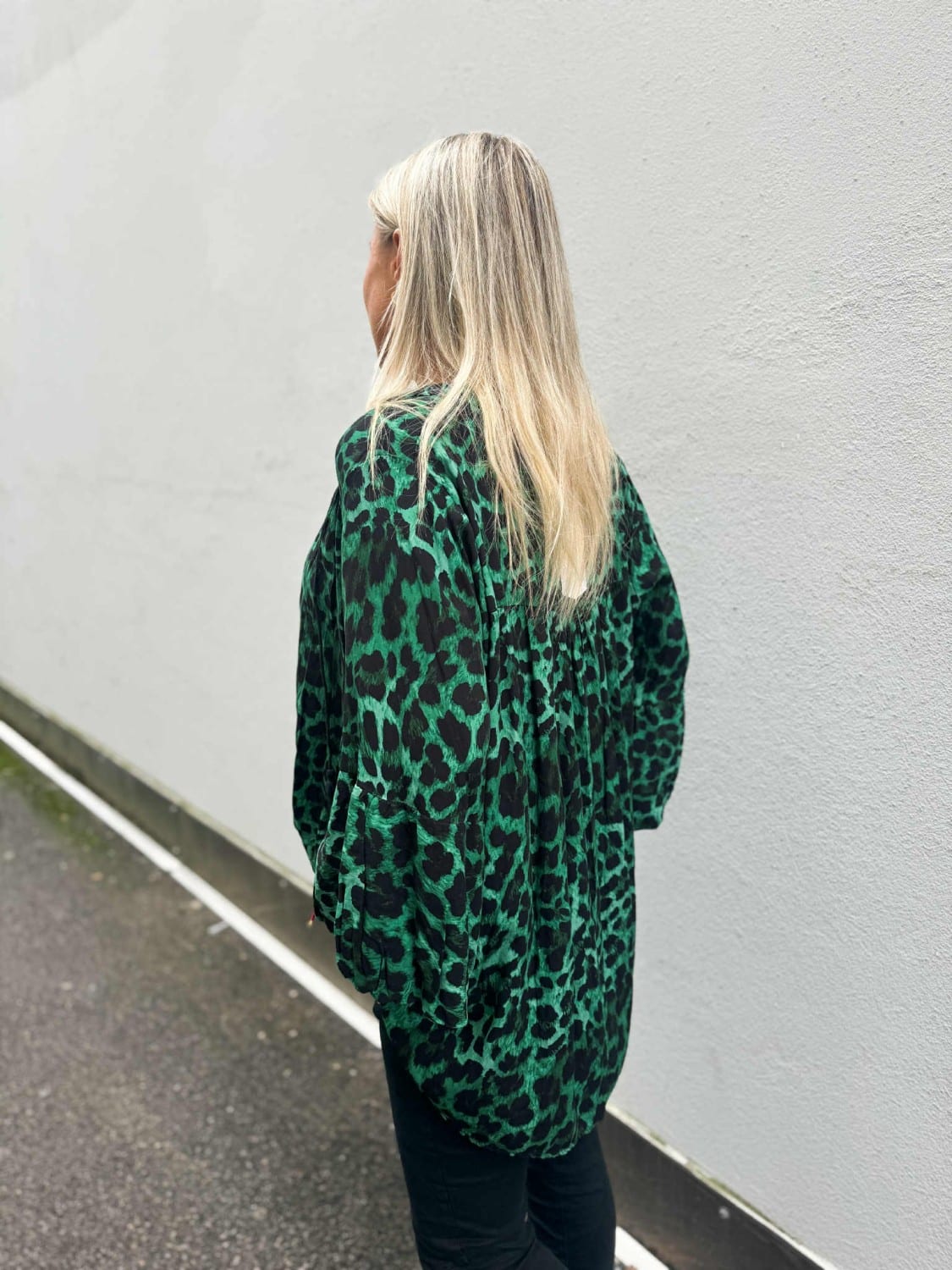 IBC Collection Vivi Blouse Leo Dark Green